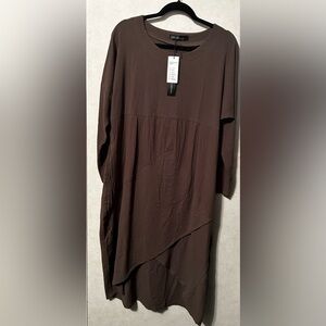 NWT Zanzea Collection large brown dress